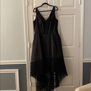 Black High-Low Betsy & Adam Dress